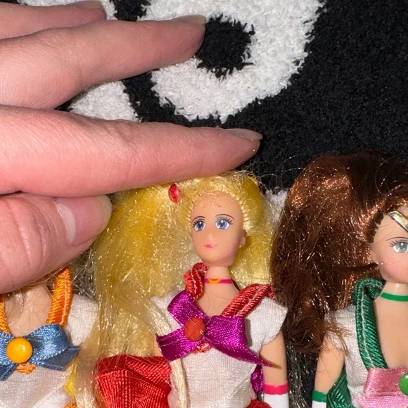 Vintage 90s Sailor Moon Dolls Set - Picture 7 of 11